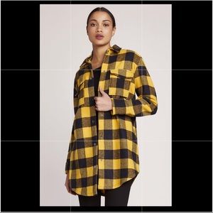 Plaid Company Shacket